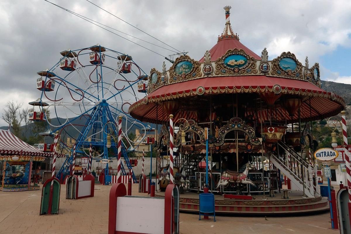 Instalaciones del parque de atracciones Tivoli World en Benalmádena.