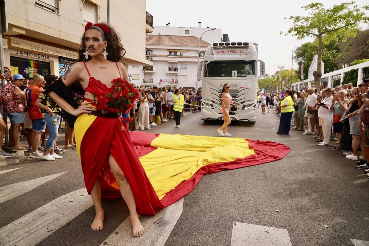 Celebración de la Pride, marcha del Orgullo en Torremolinos