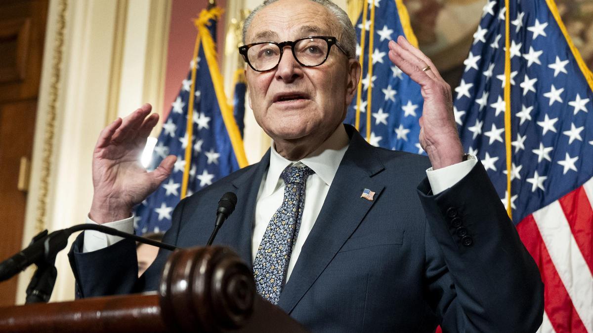 El líder de la minoría demócrata en el Senado de Estados Unidos, Chuck Schumer