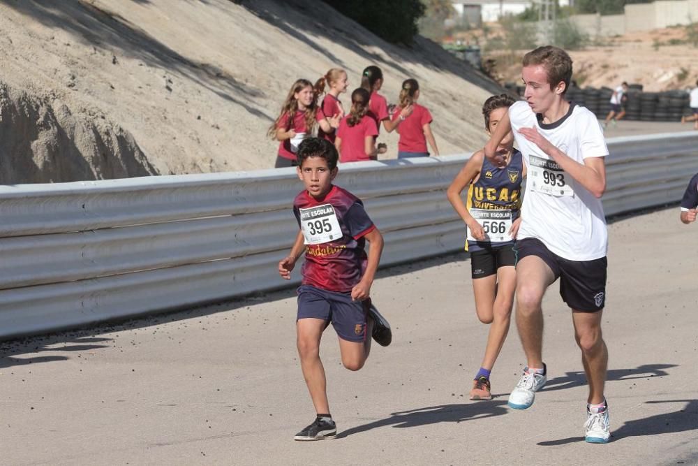 Cross Escolar Cartagena en el Circuito de Velocida