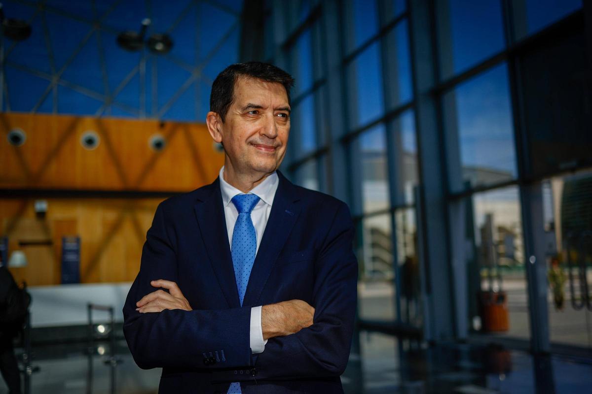 Rafael Doménech, el jueves de la semana pasada, en Forinvest