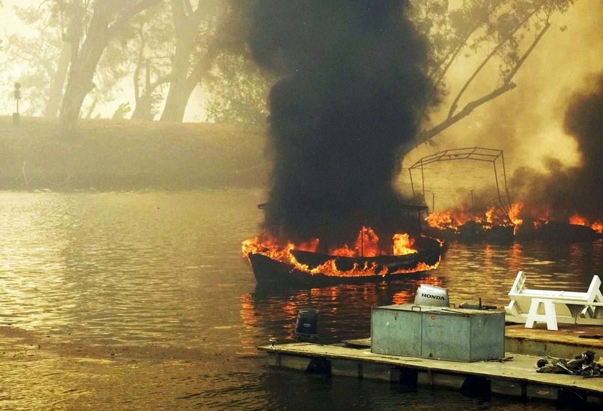 El devastador incendio de California en imágenes