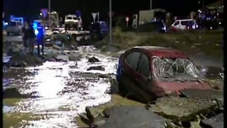 Recuperan el cuerpo de una niña y un hombre que murieron en las inundaciones de Murcia