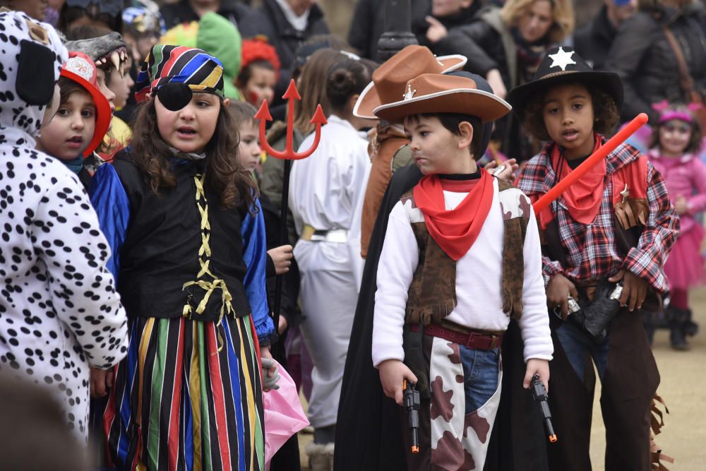 La rua del Carnaval infantil de Sallent