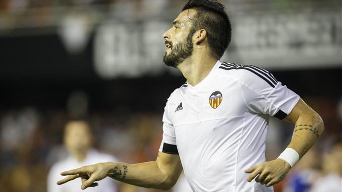 Negredo quiere triunfar en Valencia