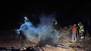 Dos quemas descontroladas y numerosas incidencias por el temporal de viento en Ibiza y Formentera