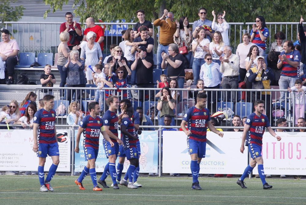 Les imatges del Llagostera - Portugalete (2-0)