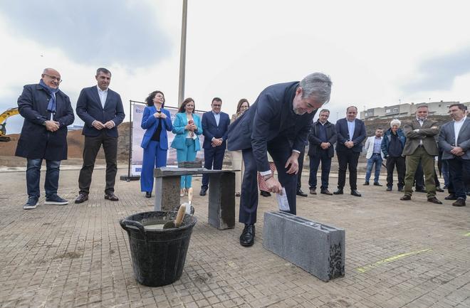 Primera piedra del Edificio de los Servicios Esenciales (ESE) en Gran Canaria