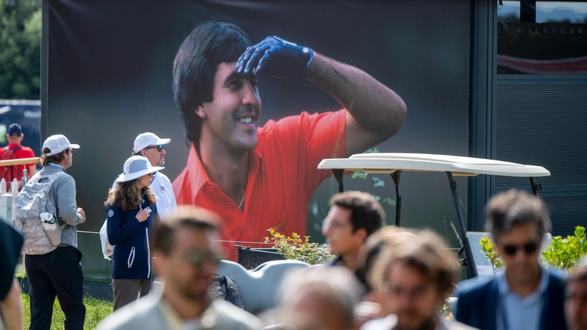 Imagen del Real Club de Golf El Prat, en la primera jornada del Estrella Damm Catalunya Championship.