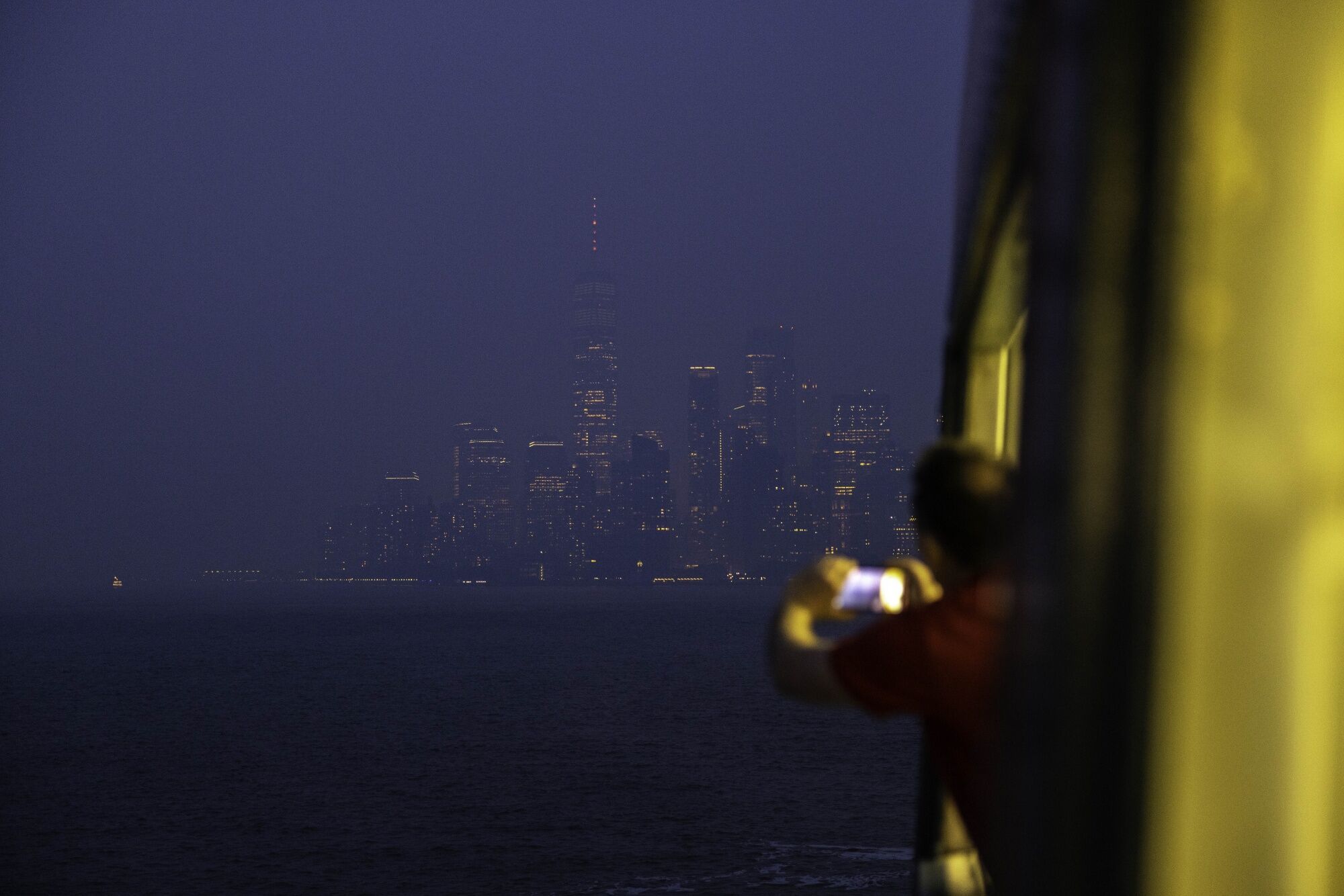 Nueva York cubierta por el humo