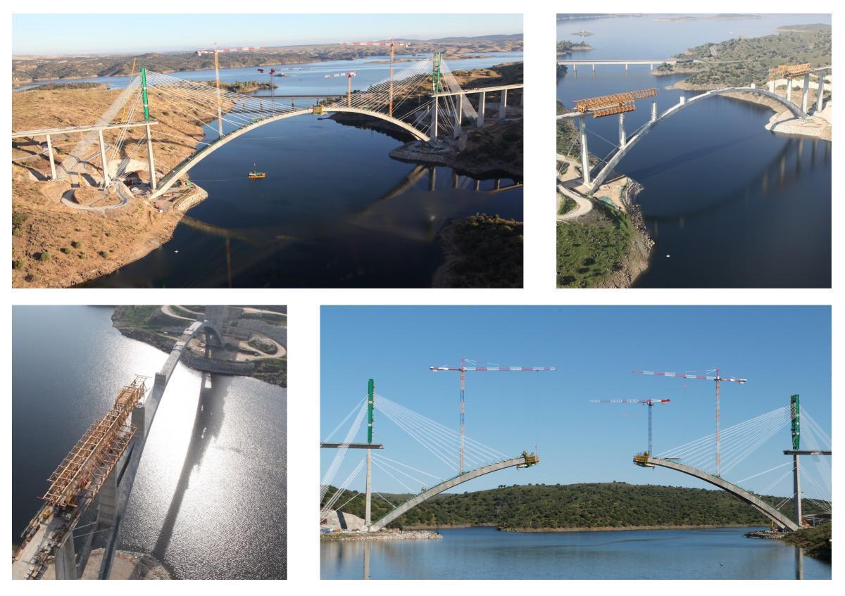 Obras del viaducto de Almonte.