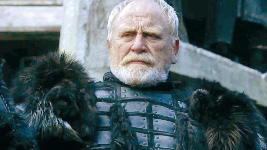 El actor James Cosmo, en &quot;Juego de Tronos&quot;. / FdV