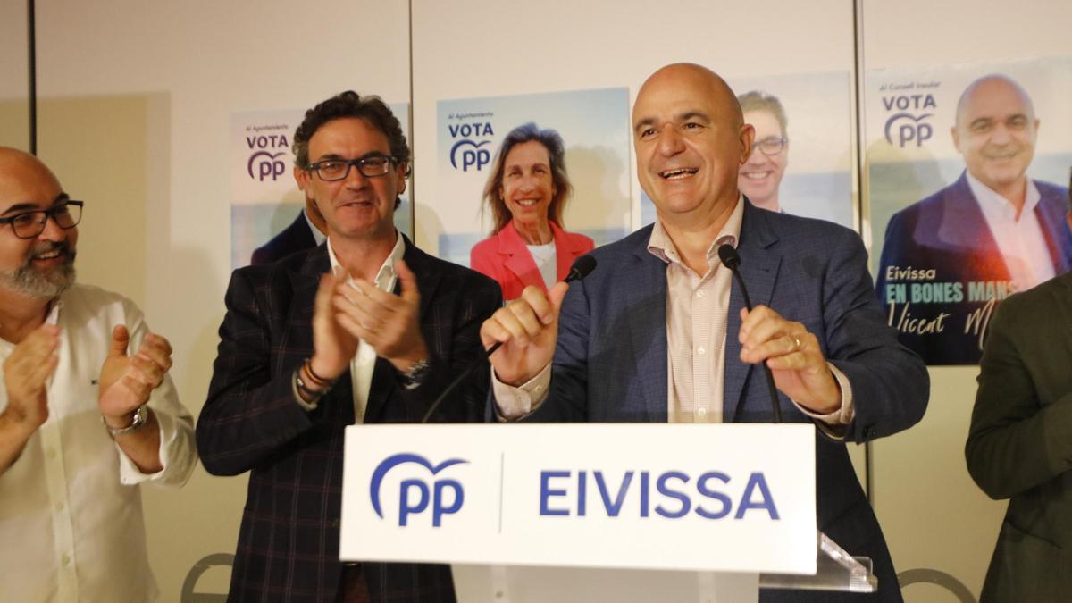 IBIZA. ELECCIONES LOCALES Y AUTONOMICAS DEL 28 DE MAYO CELEBRACIONES DEL PP EN EL CENTRO CULTURAL DE JESUS