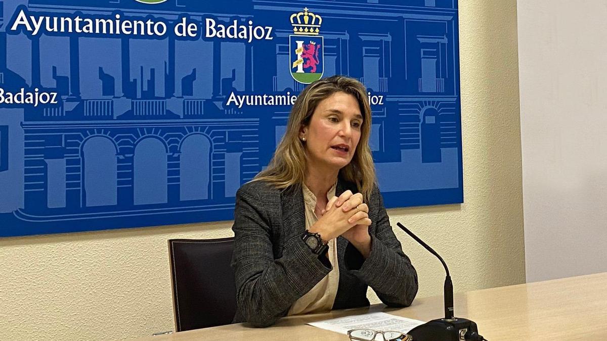 Blanca Subirán, concejala de la Universidad Popular de Badajoz.