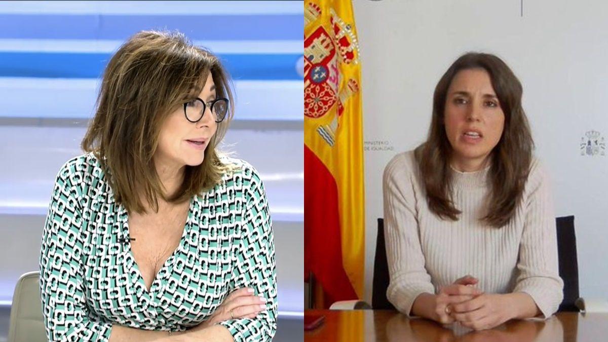 Ana Rosa critica a Irene Montero por hablar de Rocío Carrasco: "La ministra tertuliana se salta la presunción de inocencia"