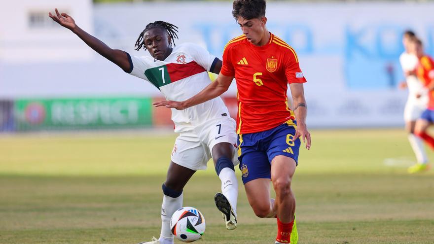 La selecció estatal sub-17 de Marc Bernal i Quim Junyent cau contra Portugal en el debut a l&#039;europeu