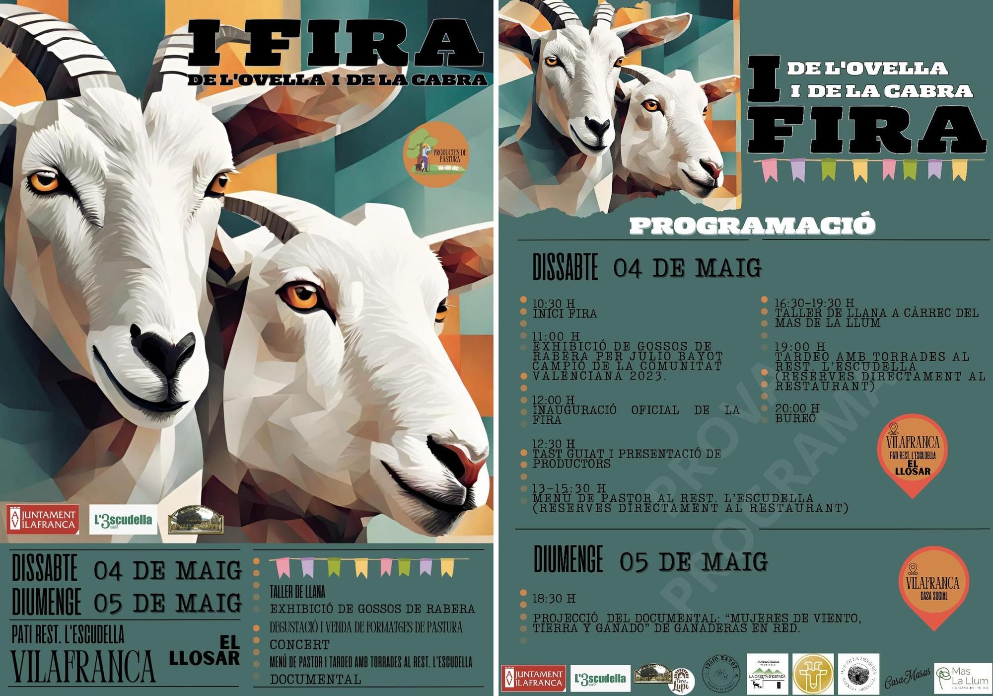 I Feria de la oveja y de la cabra a Vilafranca
