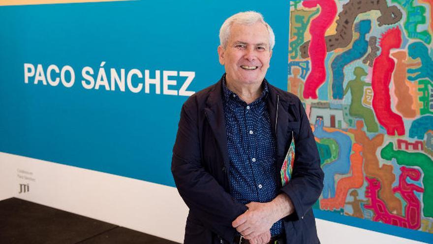 El artista Paco Sánchez, en el CAAM.