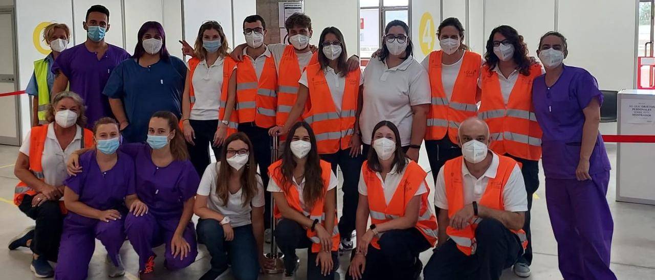 Equipo de vacunación del Hipódromo de Manacor