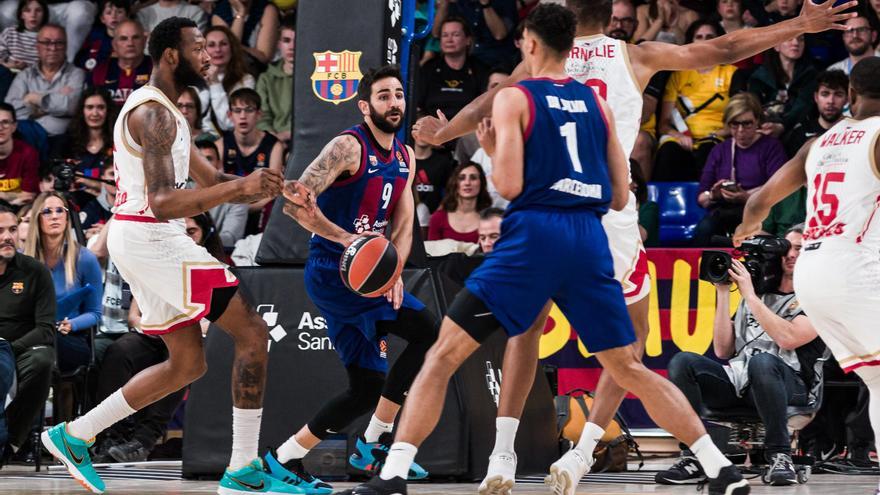 El Mónaco frustra el regreso de Ricky Rubio al Palau Blaugrana