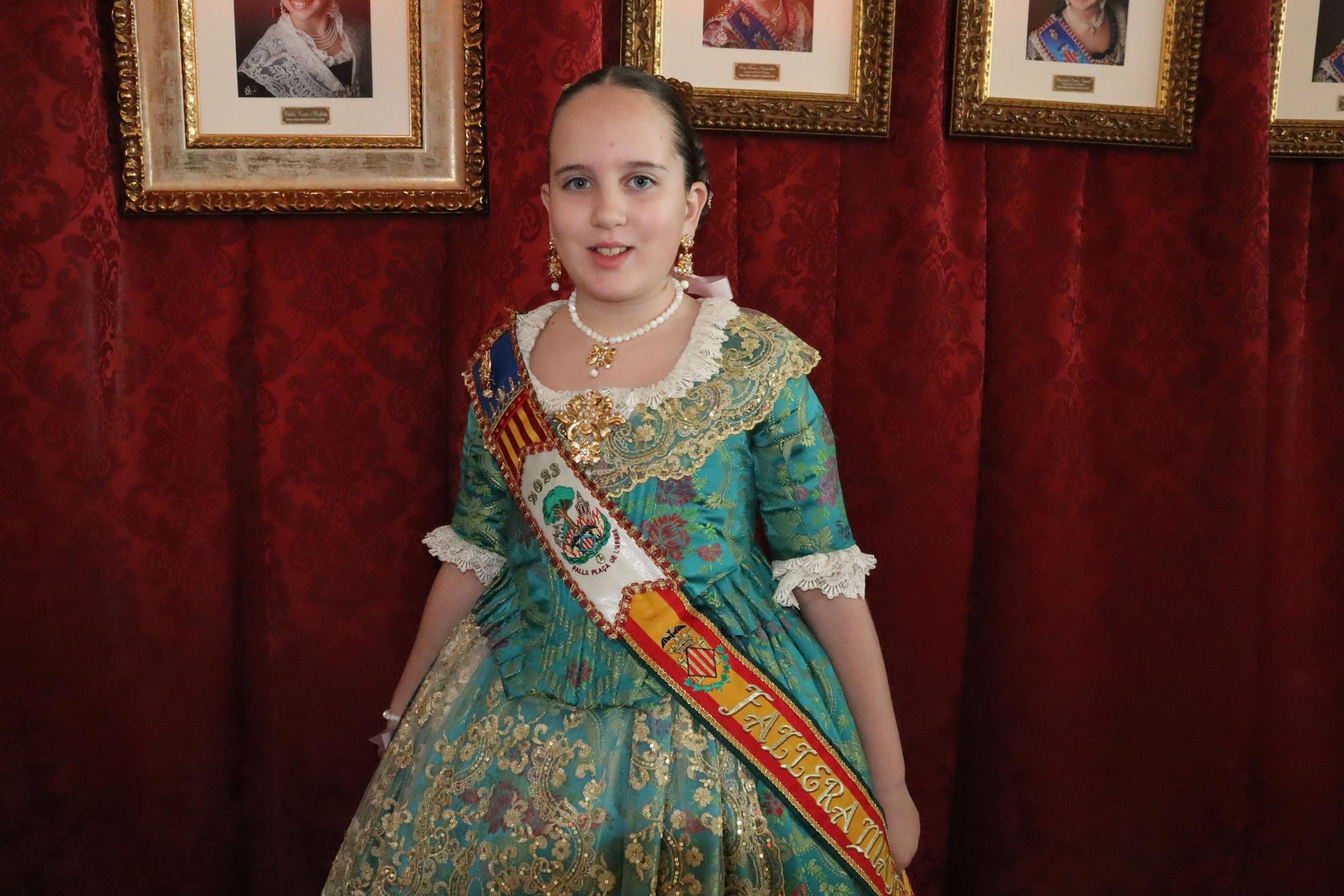 La "alfombra roja infantil" en la Exaltación de las Fallas 2023