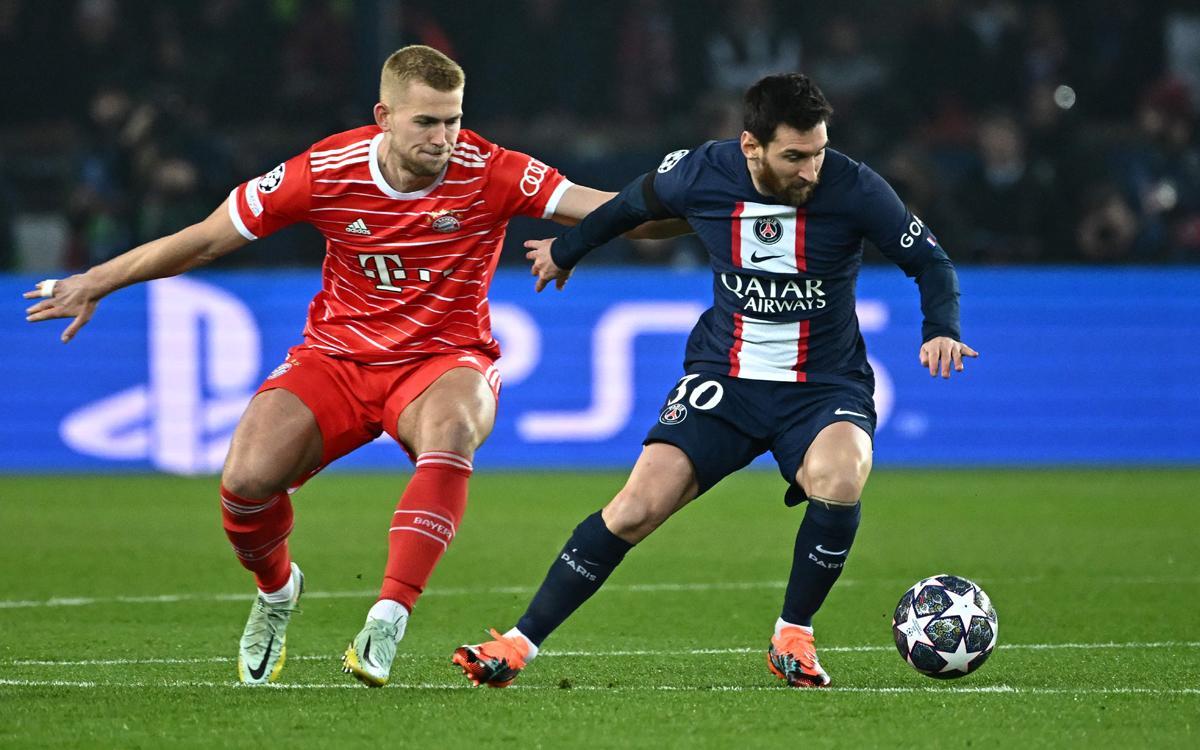 PSG Bayern de Munich en octevos de final de la Champions