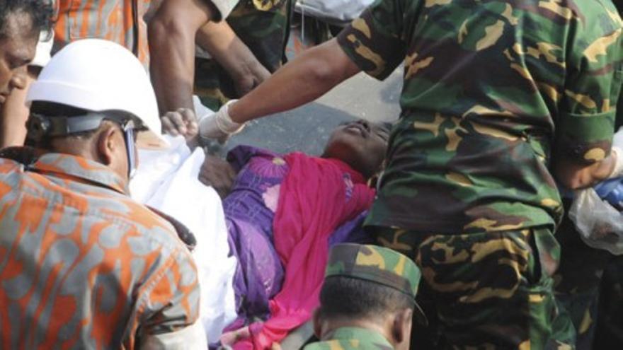 Rescate milagroso en Banglasdesh