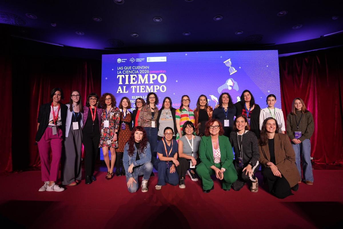 Inauguración de 'Las que cuentan la ciencia'