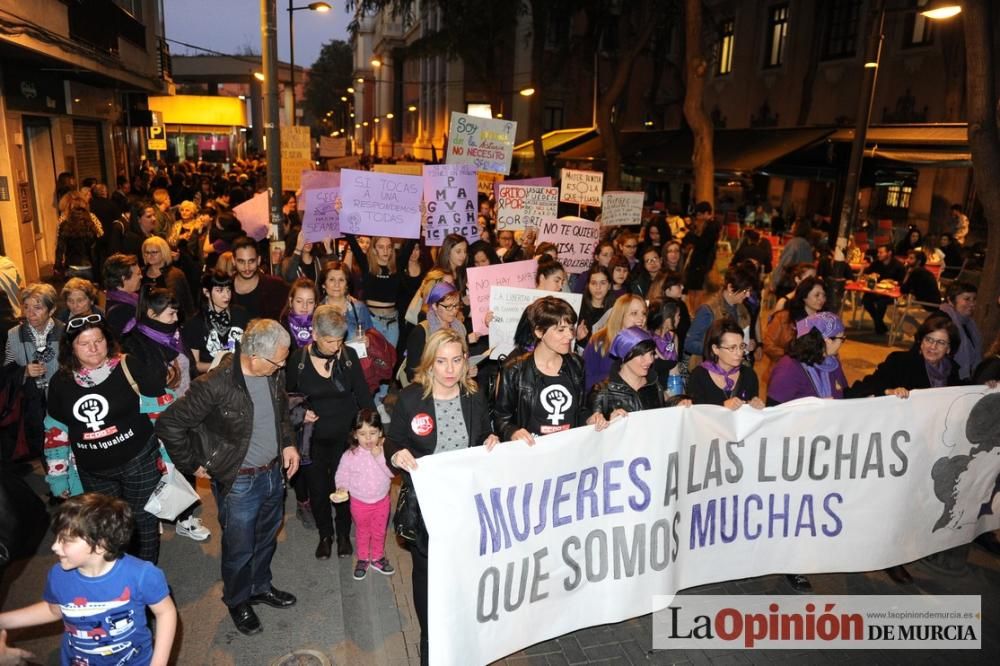 Manifestación en Murcia por el Día Internacional de la Mujer