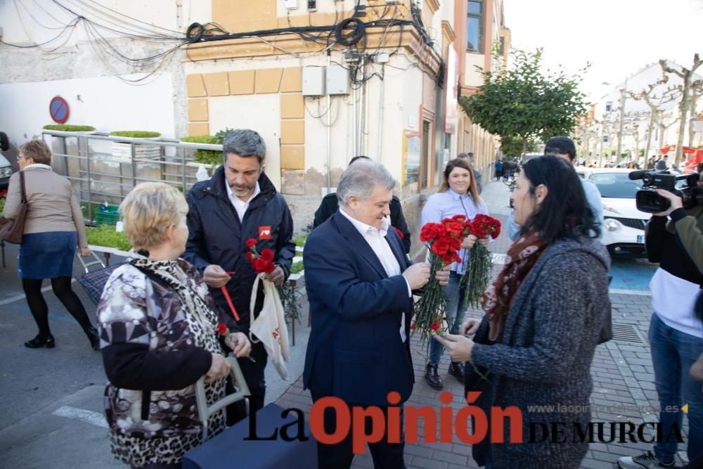 Joaquín López visita Calasparra junto al alcalde J