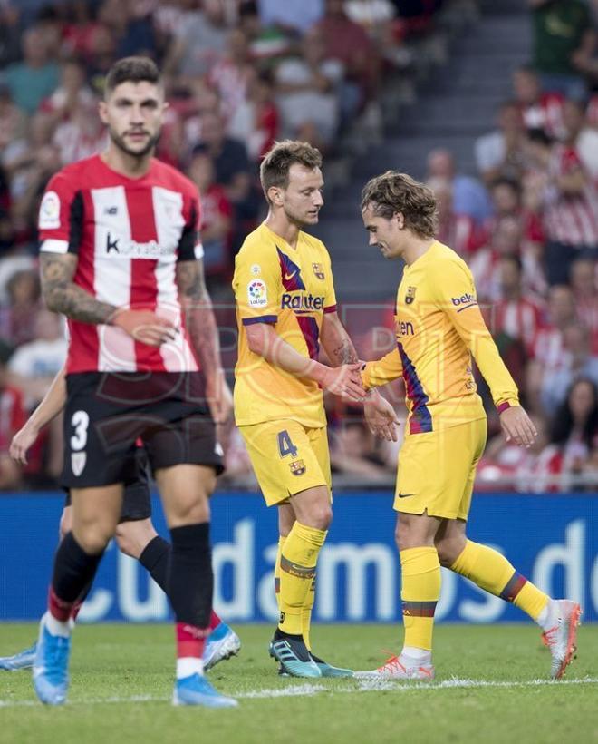 Imágenes del partido entre el  Athletic Club Bilbao,1 - FC Barcelona, 0 correspondiente a la jornada 01 de LaLiga Santander y que se ha disputado en San Mamés, Bilbao.