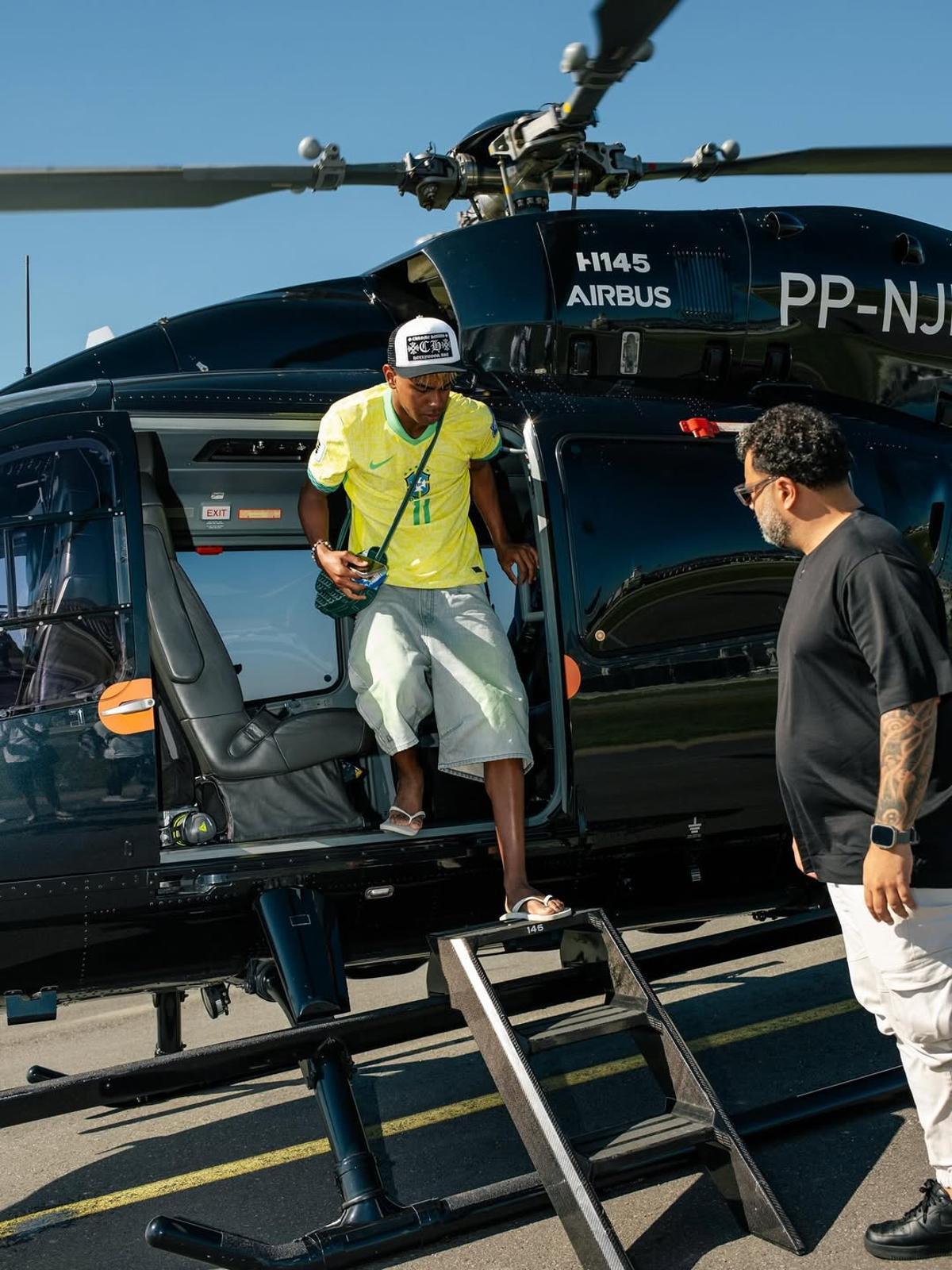 Las mejores imágenes del viaje de Lamine Yamal a Brasil con Neymar Jr