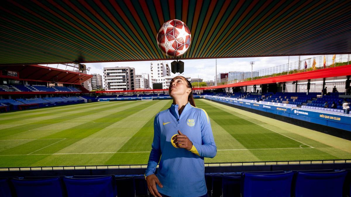 Patri Guijarro, futbolista del Barça: "Sin trabajo, yo no estaría aquí"