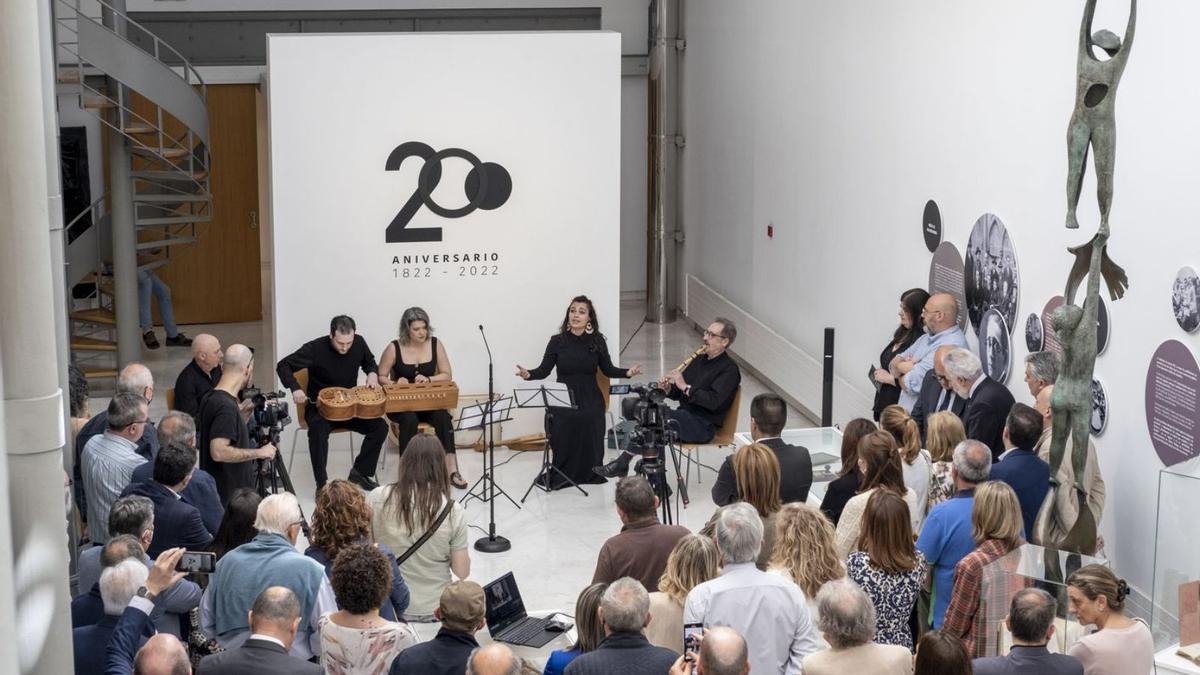 Inauguración de la exposición sobre el bicentenario de la Diputación de Ourense.   | // BRAIS LORENZO