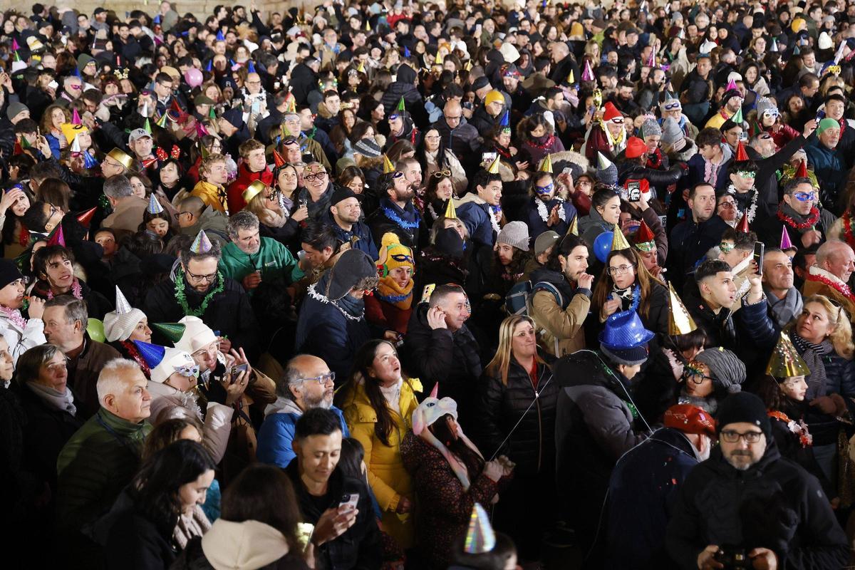 Santiago festeja la llegada del Año Nuevo