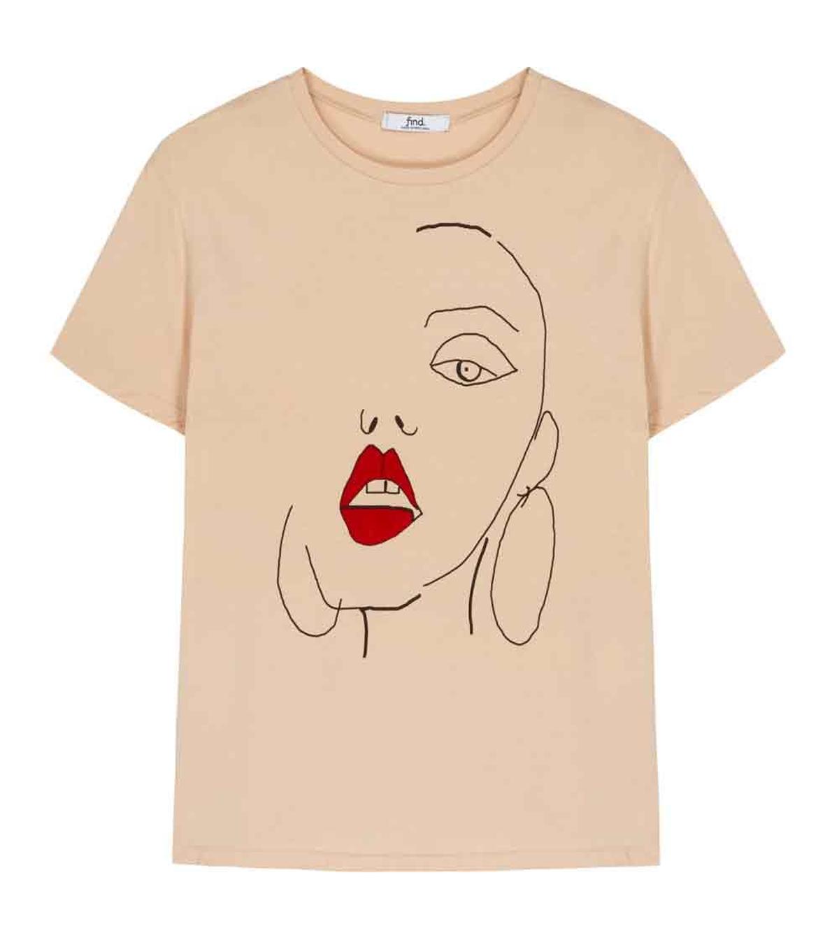 Camiseta con rostro de mujer de Find. (Precio: 20 euros)