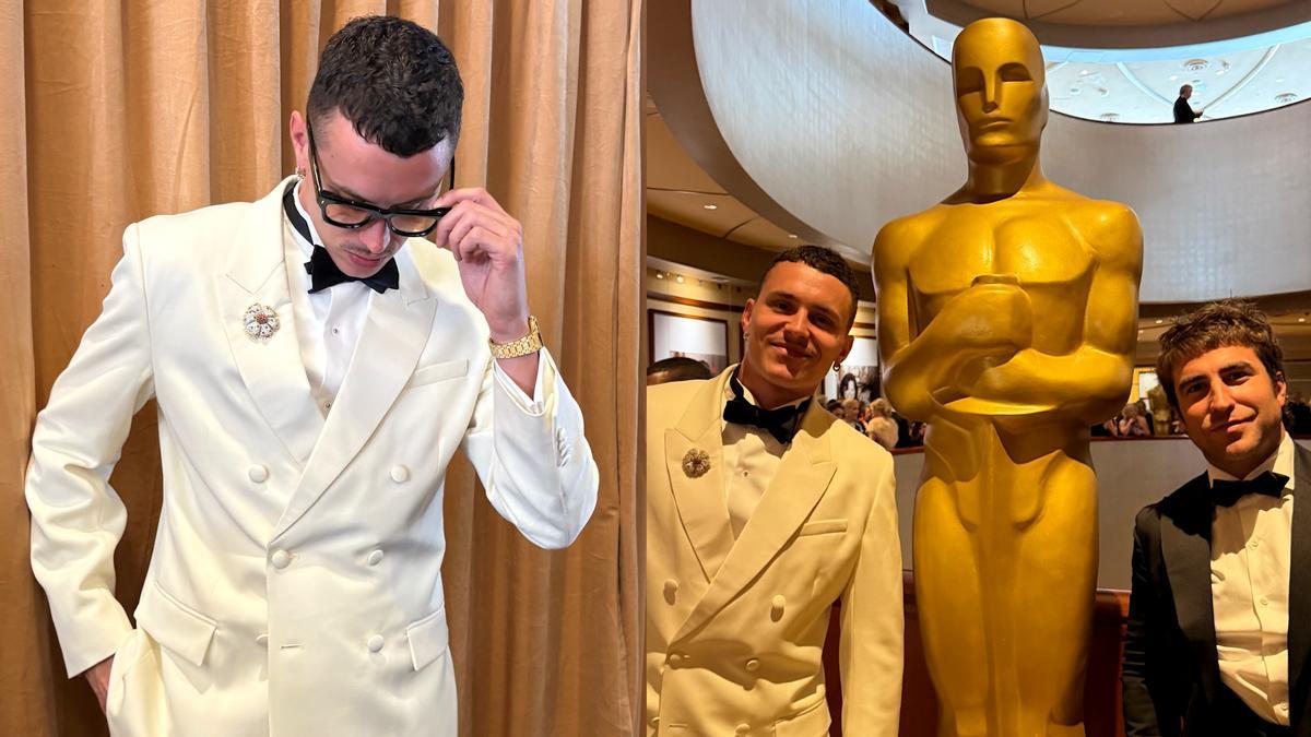 Arón Piper y Manu Rios en los Oscar