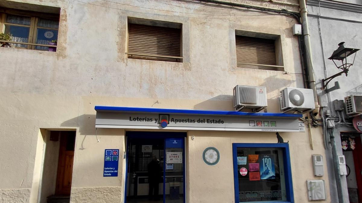 Administración que ha sellado el boleto ganador.