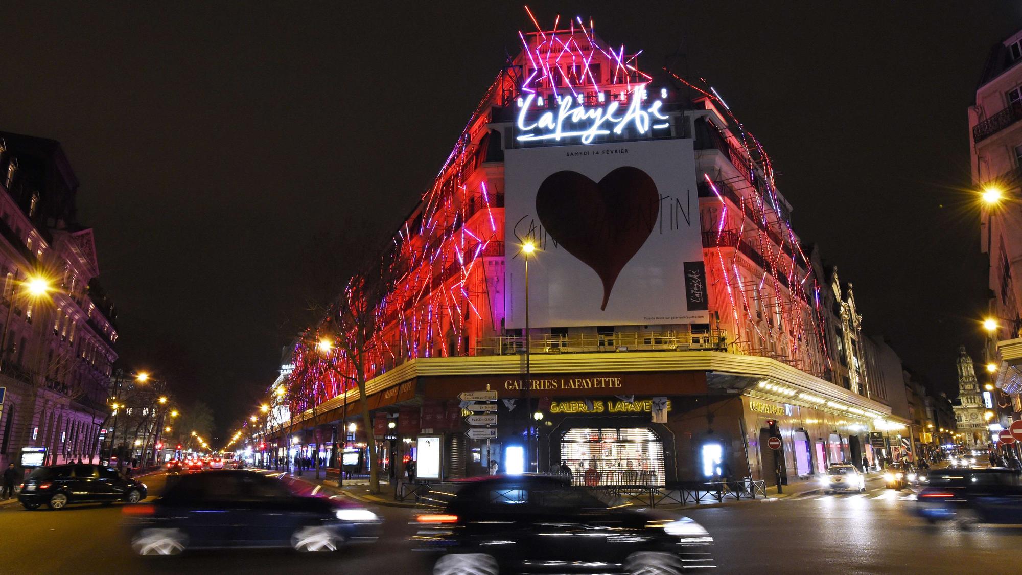 Las galerías Lafayette de Paris