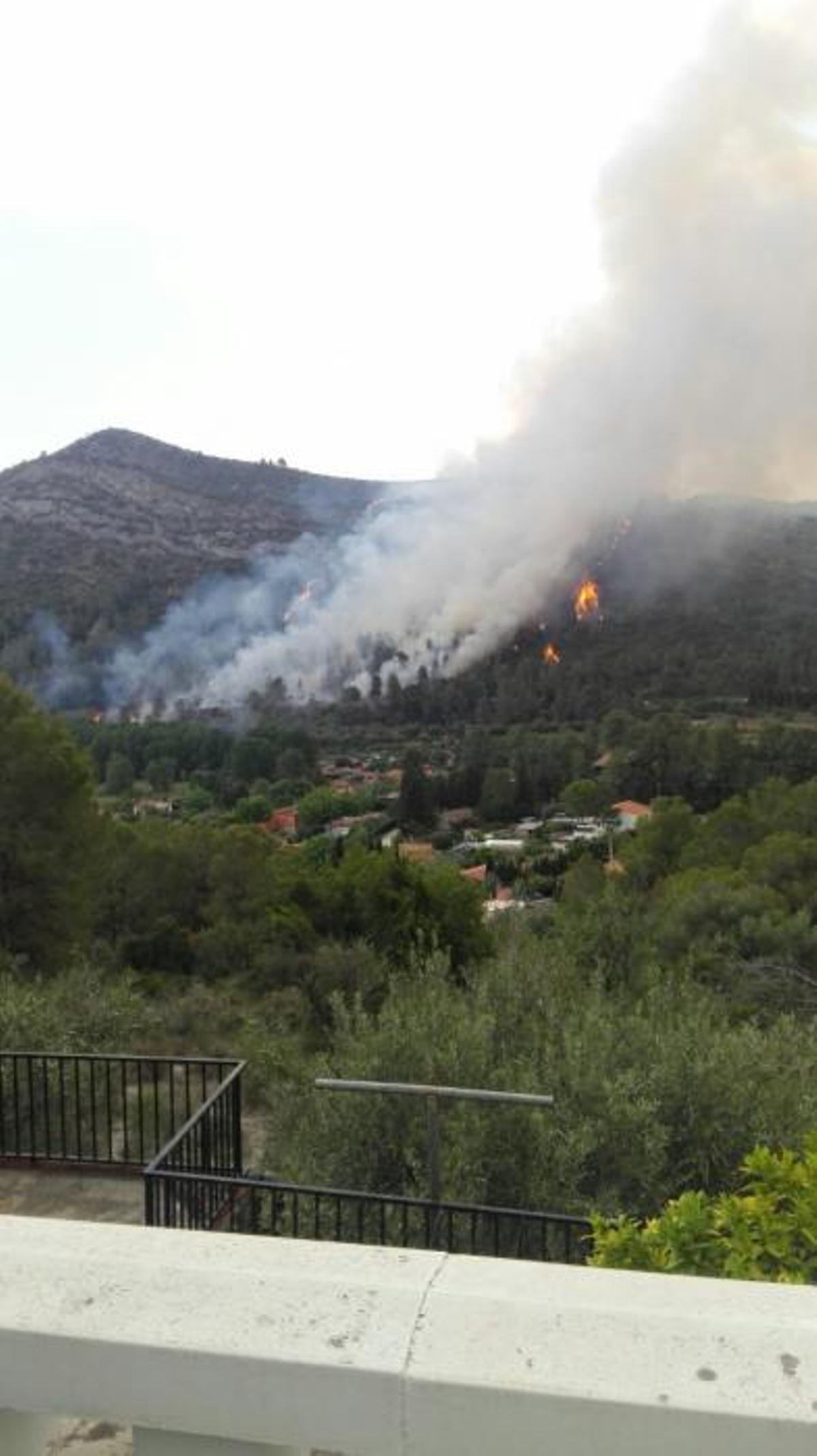 Incendio en El Genovés