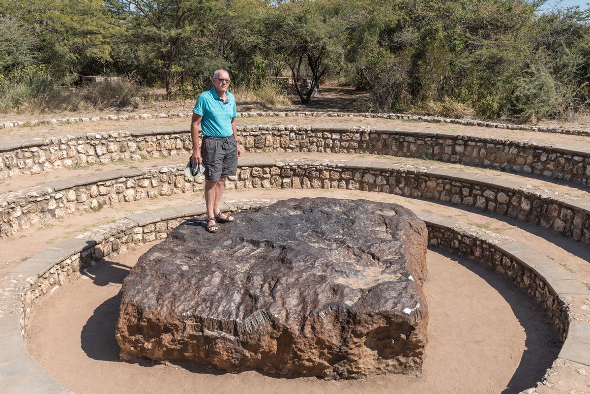 Meteorito de Hoba en Namibia, el meteorito más grande conocido en la tierra