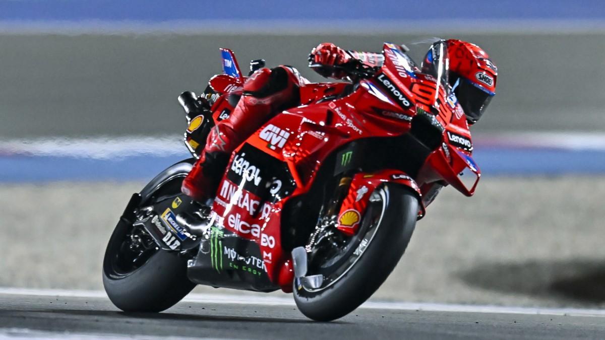 Marc Marquez, durante una carrera