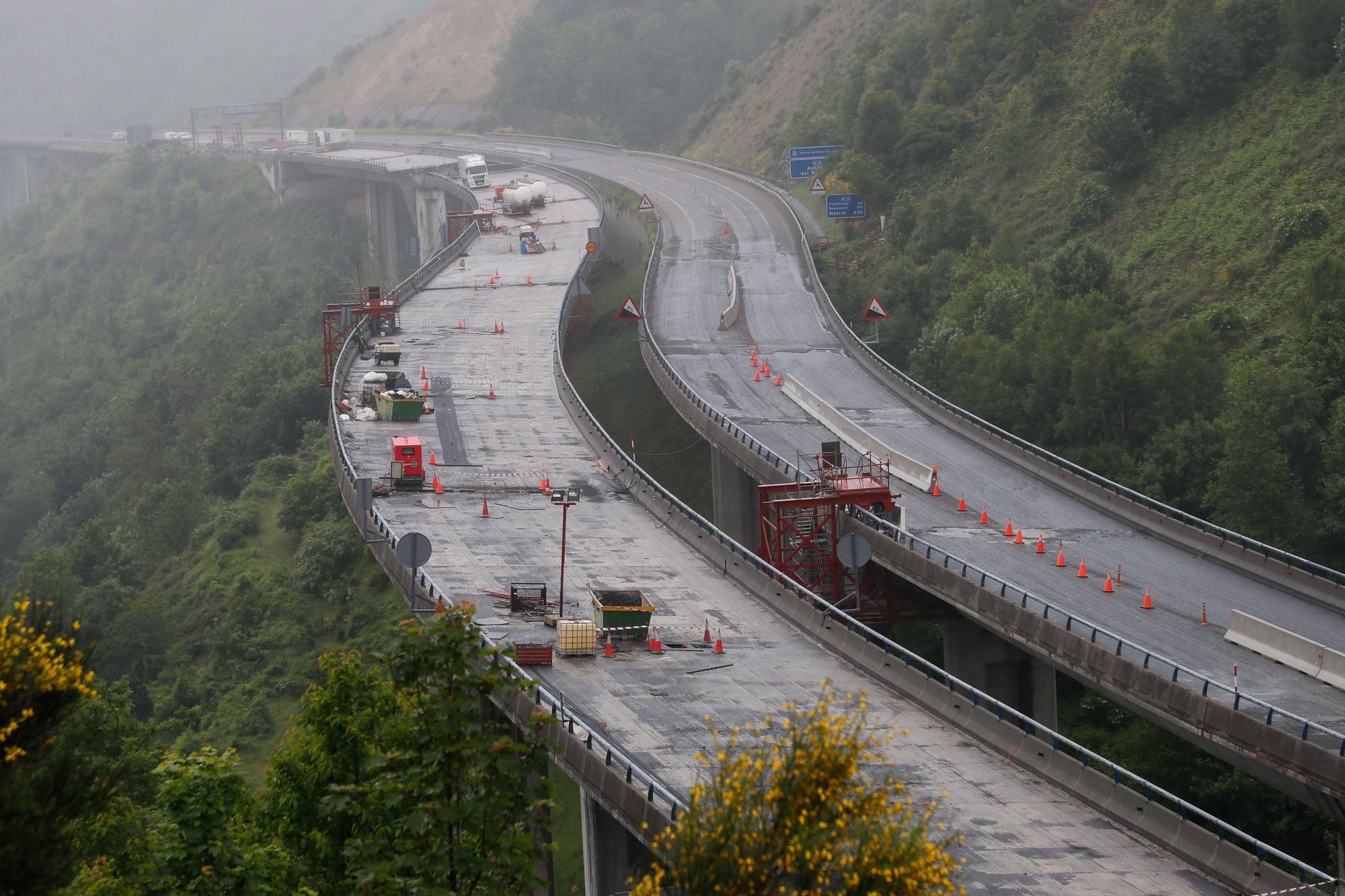 Un problema oculto en el viaducto de la A6, posible causa de un colapso inédito en la ingeniería civil estatal