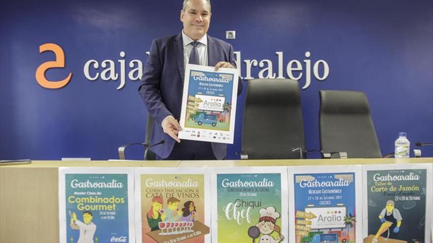 Gastroaralia reúne en Cáceres casi una treintena de ‘food trucks’, taperías y estands