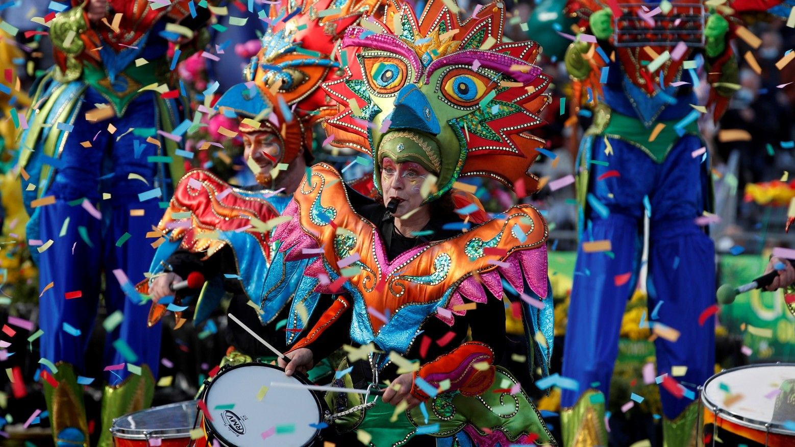 Desfile de Carnaval de este domingo en la localidad francesa de Niza.