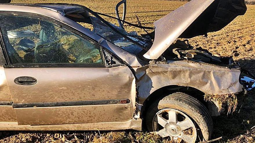 Una persona herida en un accidente entre Villafáfila y Villarrín  