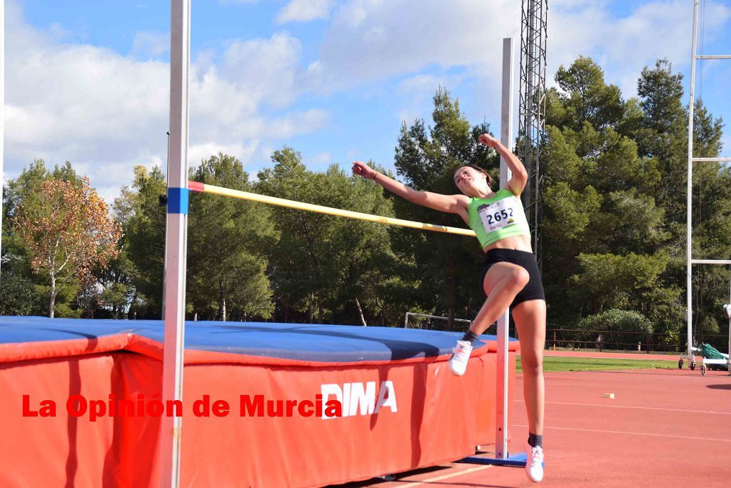 Regional absoluto y sub-23 de atletismo en Lorca (I)