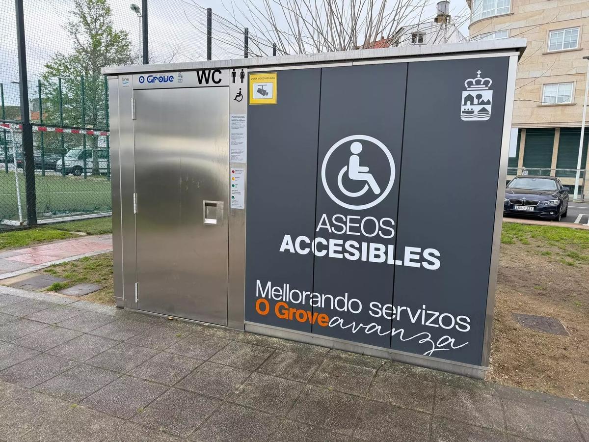 El aseo instalado en Beiramar.