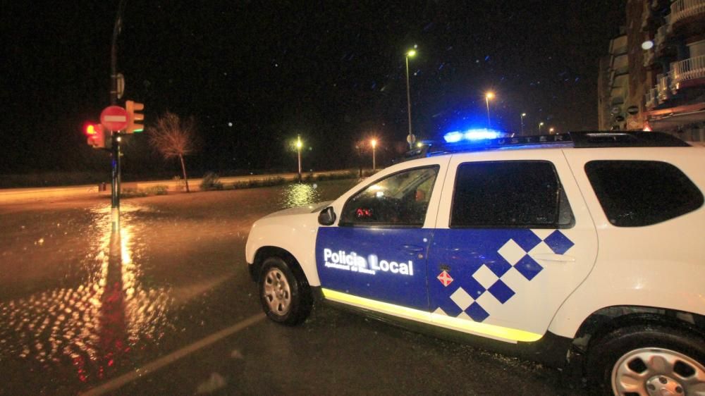 Efectes del temporal a Blanes