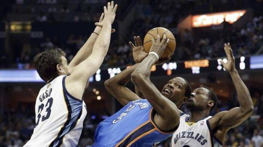 Durant fuerza el desempate con Marc Gasol